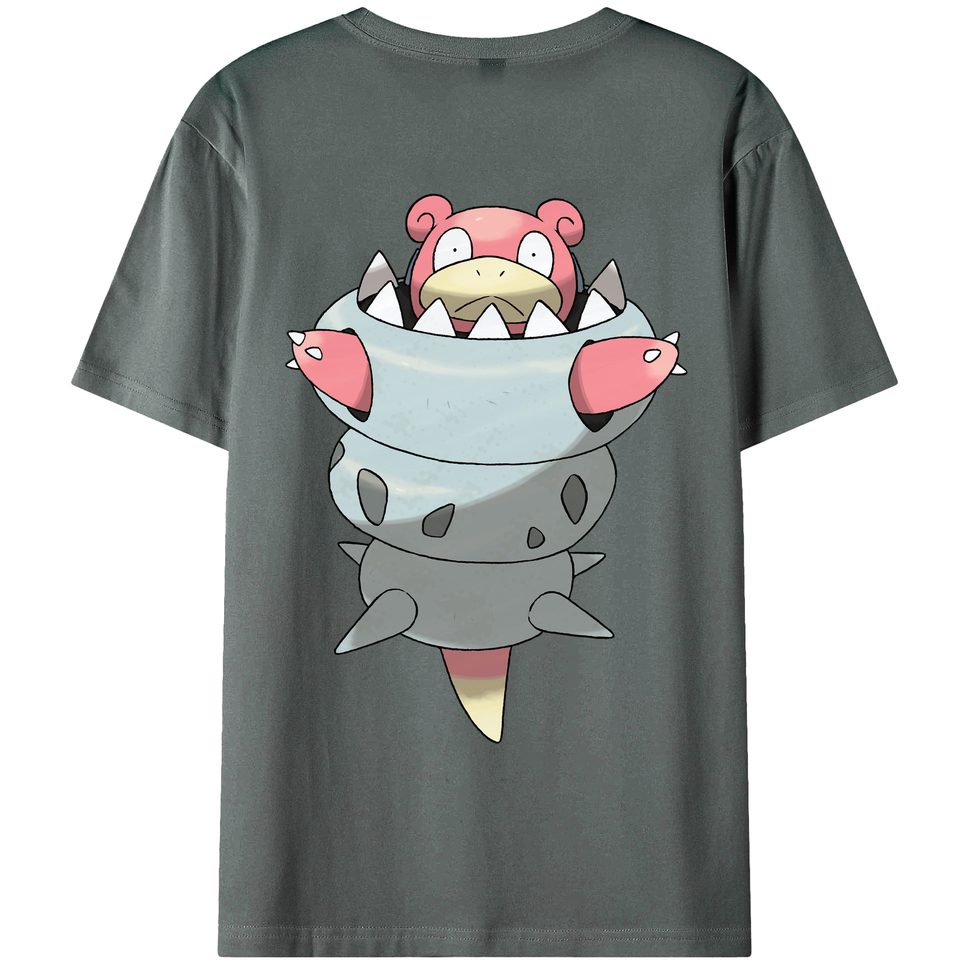 （画像用） ポケットモンスター Pokémon 綿100％ メンズ半袖Tシャツ（バックプリント） 通気性